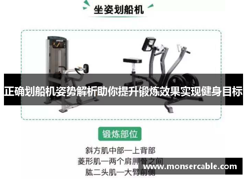 正确划船机姿势解析助你提升锻炼效果实现健身目标